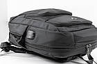 Міський рюкзак для ноутбука з AUX,USB Bakaeiw, фото 6