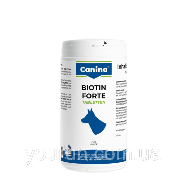 Canina Biotin Forte Tablets (Каніна) Біотин форте активна добавка для підтримки гарного стану 210 таб