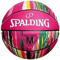 Баскетбольні м'ячі Spalding баскетбольні м'ячі marble ball рожевий (MD)