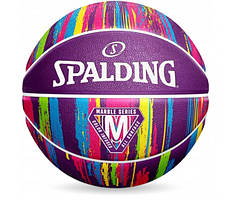 Баскетбольні м'ячі Spalding баскетбольні м'ячі marble ball фіолетовий (MD)