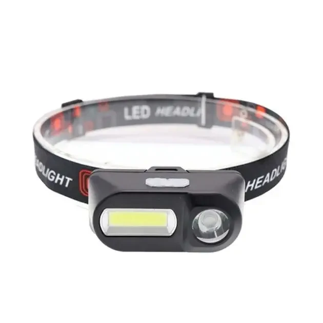 Налобний ліхтарик Bailong BL-1804A XPE+COB акумуляторний 1x18650 microUSB (7_00754), фото 1