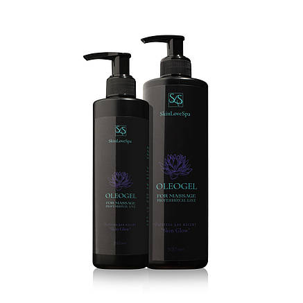 Олеогель "Skin Glow" - продукт для професійного преміум масажу 500 мл, фото 3