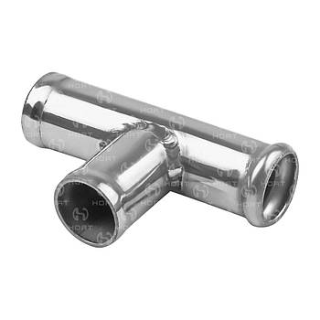 Патрубок з нерж. сталі системи охолодження трійник AUDI,SEAT,SKODA,VW, VW-N90760601 HORT (BP777)