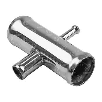 Патрубок з нерж. сталі системи охолодж. четверник AUDI,SEAT,SKODA,VW CADDY,GOLF,PASSAT,VW-1K0121087E HORT (BP799)