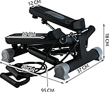 Степер з еспандерами та LCD дисплеєм Trizand 22776, фото 2