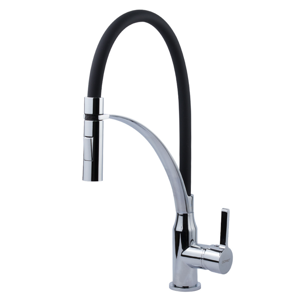 Змішувач OMODEO Ø35 для кухні вилив силіконовий на гайці CORSO 9637100 (EC-4B526C) Зроби це - Vdalo