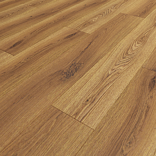 Ламінат SPC IVC Solida Acoustic Дуб Традиційний (Traditional Oak) 03866 водостійкий 32 клас 4мм товщина + 1 мм підкладка з фаскою