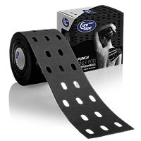 Кінезіо Тейп CureTape PUNCH 5см х 5м (Панч-тейп), чорний