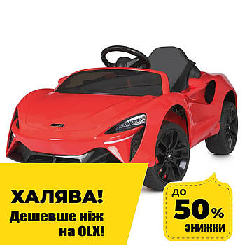 Дитячий електромобіль (пульт 2,4G, 4 мотори 25W, 12V10Ah, EVA, світло) Bambi M 5030EBLR-3 Червоний