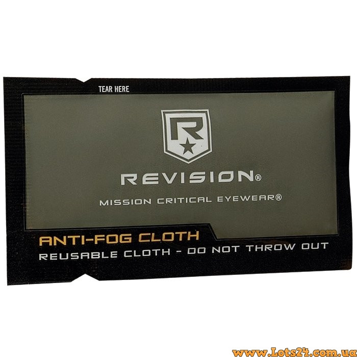Серветка антифог на тактичні окуляри Revision Anti-Fog Cloth мікрофібра для тактичних окуляр від проти запотівання