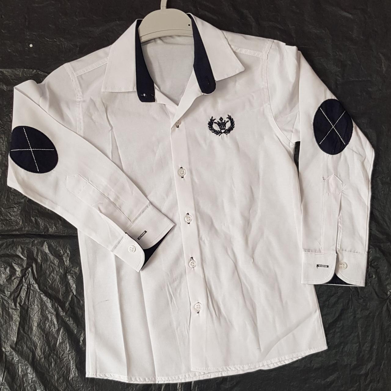 Опт Сорочка класична для хлопців, довгий рукав, р. 10-13 років, біла