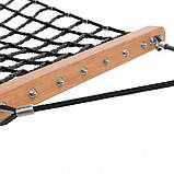 Дитячий вуличний гамак із каната армованого. Гамаки в парки та двору на майданчик. Крепкый гамак, фото 3