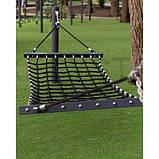 Дитячий вуличний гамак із каната армованого. Гамаки в парки та двору на майданчик. Крепкый гамак, фото 6