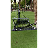 Дитячий вуличний гамак із каната армованого. Гамаки в парки та двору на майданчик. Крепкый гамак, фото 7