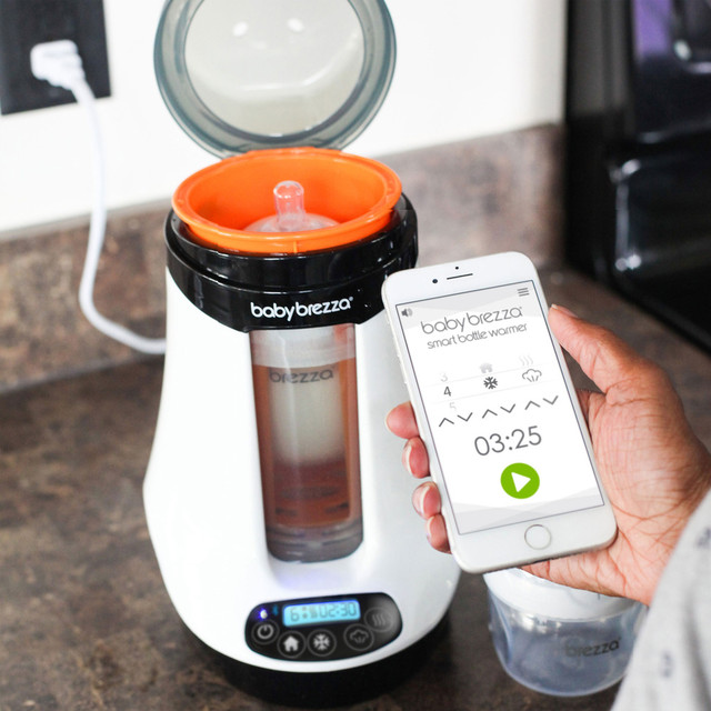 Подогреватель бутылочек Baby Brezza Safe + Smart Bottle Warmerс функцией Bluetooth