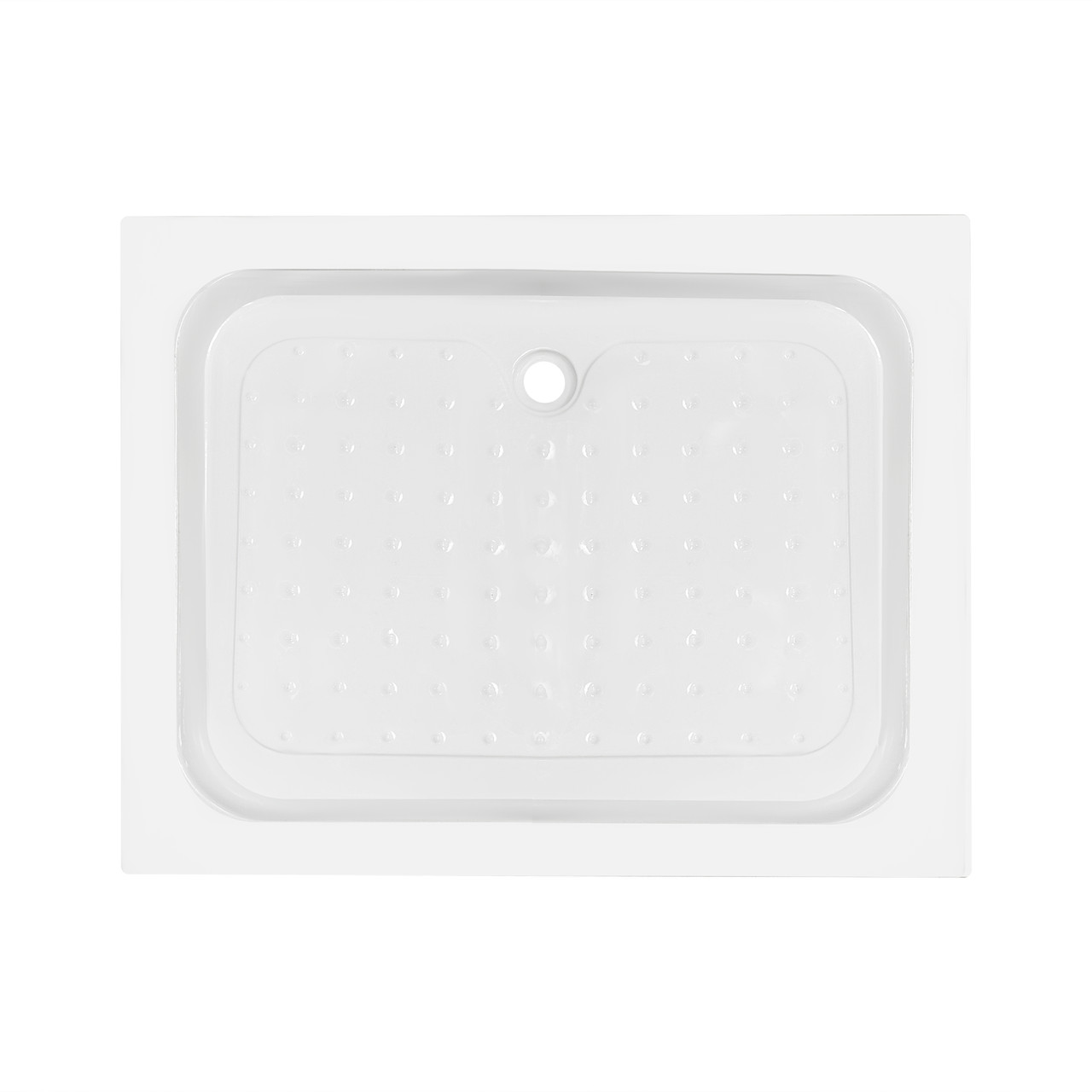 Душовий піддон KAPIELKA ST100x80х14 низький, прямокутний, діаметр зливу 52 мм Lidz Зроби це - Vdalo