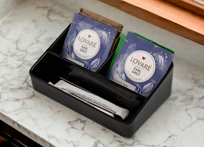 Органайзер для чайних пакетиків 15.5х10х5см Підставка для чайних пакетиків Коробка для чайних пакетиків, фото 3