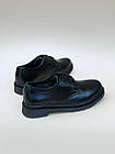 Туфлі чоловічі шкіряні Dr. Martens 1461 класичні черевики мартенси чорні на шнурівці прошиті, фото 5