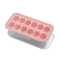 Форма для льоду з контейнером 27*12*7.5 Stenson R92456 (pink)