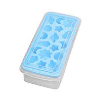 Форма для льоду з контейнером 27*12*7.5 Stenson R92457 (blue)