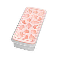 Форма для льоду з контейнером 27*12*7.5 Stenson R92457 (pink)
