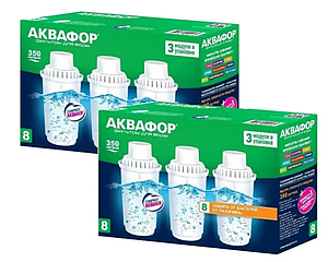 Аквафор 8 - Картриджі В100-8 для глечика Аквафор (6 картриджів)