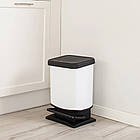 Відро для сміття Rotho "Paso" 20L (17540) білий, фото 5