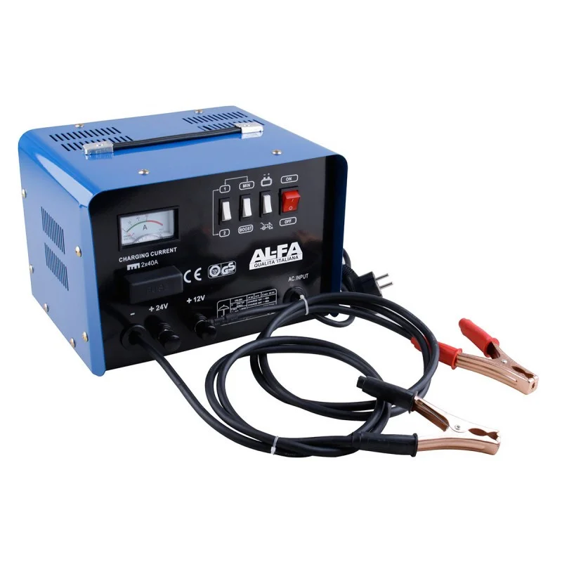 Пуско-зарядний пристрій AL-FA PRO-LINA ALCC7 45А 13кг Захист від перезарядження батареї, фото 1