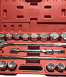 Набір ключів великих розмірів в кейсі 21 шт LEX LXSS 2112PT 12 граней, фото 2