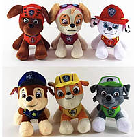 Набір м'яких іграшок/Щенячий патруль 6 іграшок/16 см