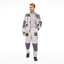 Костюм КУПЕР куртка та штани, світлосірого кольору з сірим