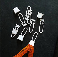 500 шт Кліпси затискачі для сітки пакувальної