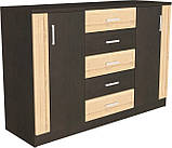 Комод Ліра МДФ ТКБ-188 (БМФ) 1330х420х910мм, фото 2