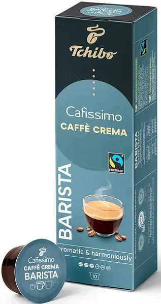 Кава в капсулах Tchibo Caffitaly Cafissimo Barista Crema 10 шт Німеччина фруктові нотки