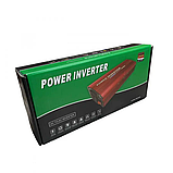Перетворювач струму 2000W 12V/220V Автомобільний інвертор з датчиками роботи та портом USB SSK-2000W, фото 8