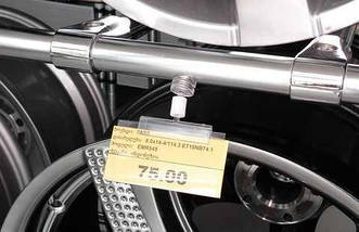 Цінникоутримувач 50 мм на магніті, Тримач цінника для металевої полиці, стелажу (5045), фото 5