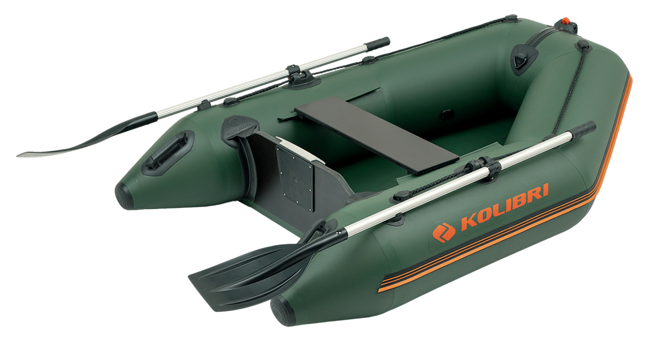 Надувний човен ПВХ Kolibri КM-200 + килимок моторний. Купити надувний човен Колібрі 200 під мотор для риболовлі
