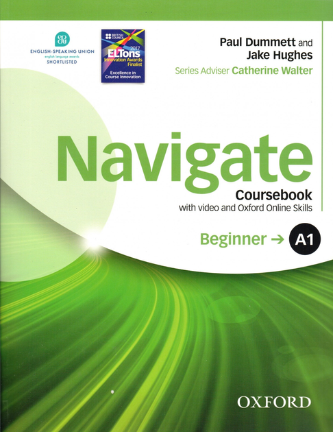 Підручник Navigate Beginner Coursebook with DVD and Skills Online