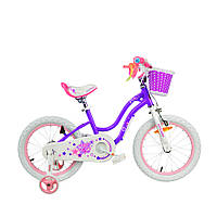 Велосипед RoyalBaby STAR GIRL 16", OFFICIAL UA, фіолетовий (AS)