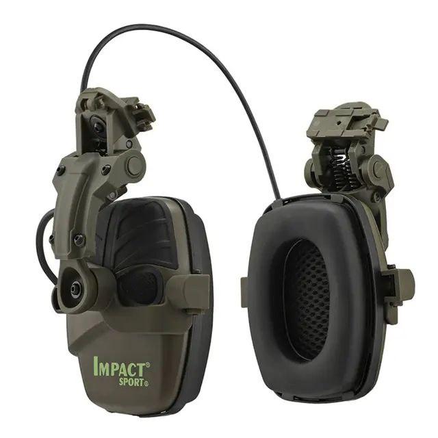Кріплення на шолом для навушників Howard Impact Sport mod2. Олива