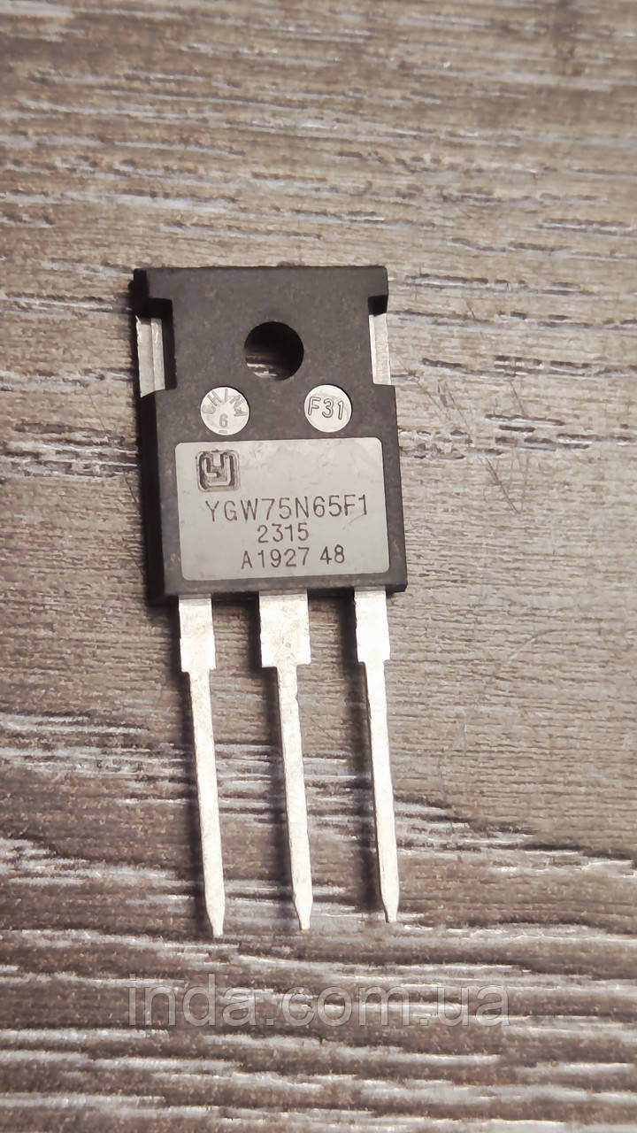 Транзистор YGW75N65F1 Оригінал!!! 150A/75A, 650V, IGBT (заміна для YGW75N65HP) TO-247