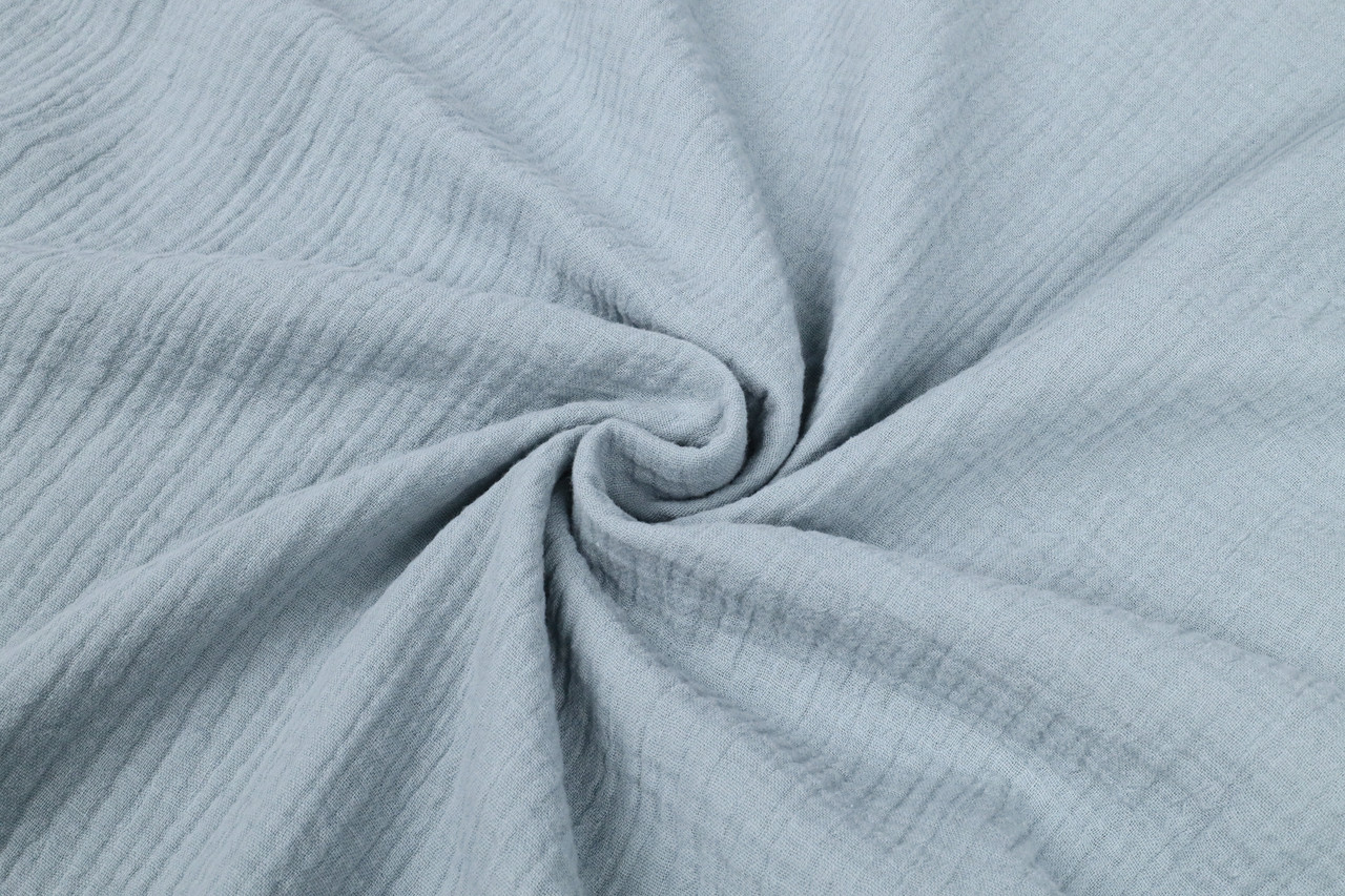 Муслін жатка Пильно-блакитний 135 см