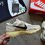 Чоловічі кросівки Nike Zoom Vomero 5 Off-White Beige весна-осінь-літо бежеві. Живе фото, фото 7