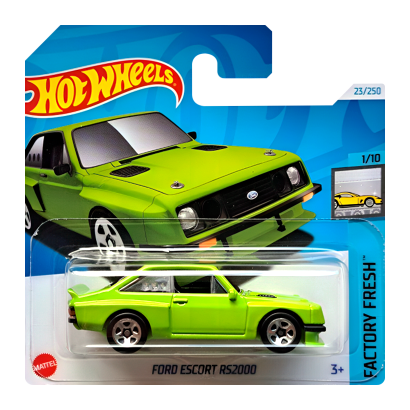 Машинка Хот Вілс 1:64 Ford Escort RS2000 колекція Factory Fresh Hot Wheels Mattel HTC48
