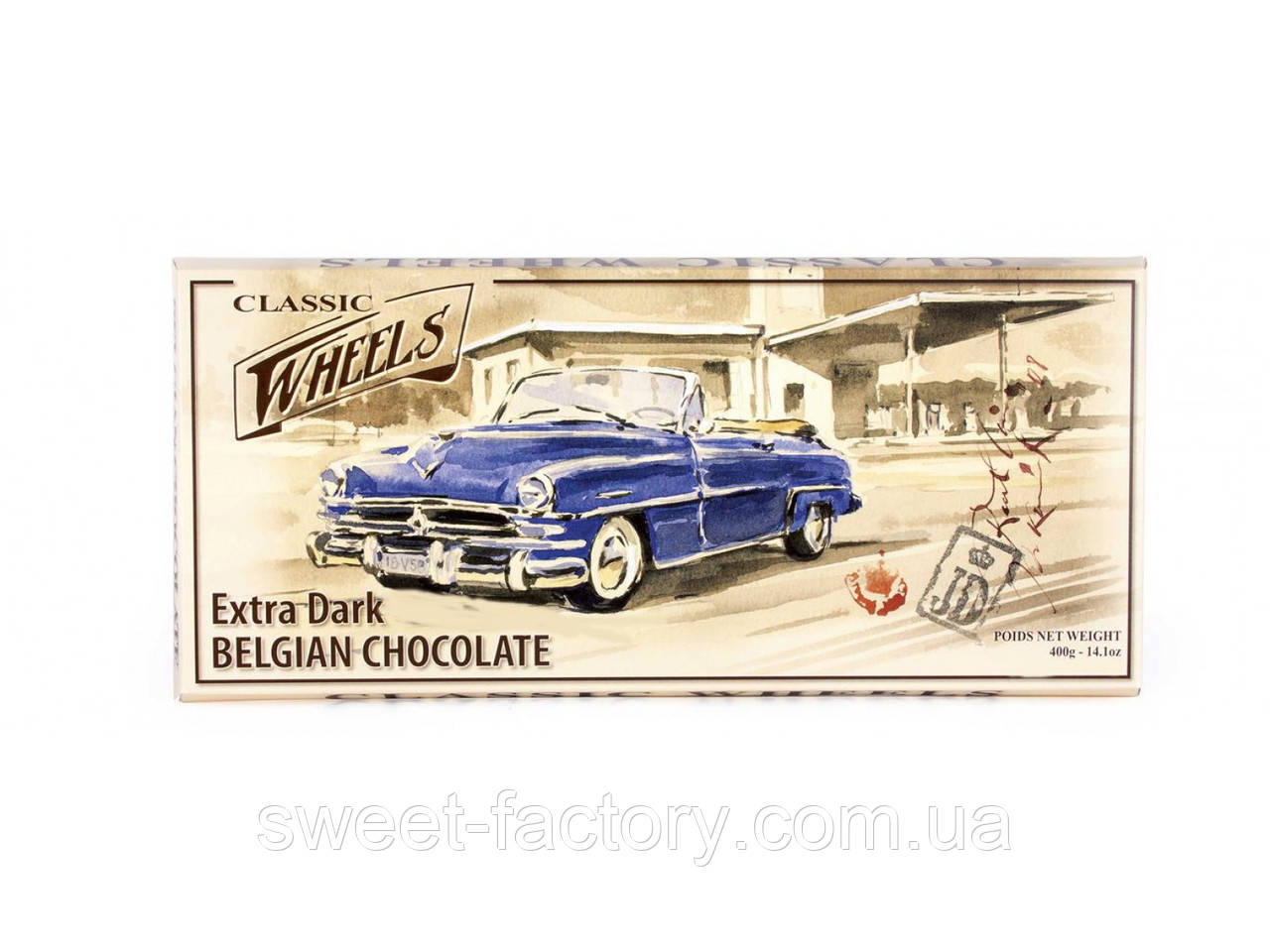 Шоколад Classic Wheels Giant Dark Chocolate 50% 400g