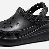 Жіночі крокси Classic Crush Clogs Black 207521-001, фото 9