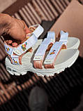Жіночі сандалії Skechers D'lites Sandals White Pink Flowers ALL04284, фото 5