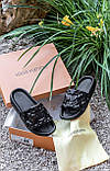 Жіночі шльопанці Louis Vuitton Black Waterfront Mule 1A9FKM, фото 4