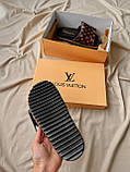 Жіночі шльопанці Louis Vuitton LV Velcro Strap Premium Bordo ALL08982, фото 10