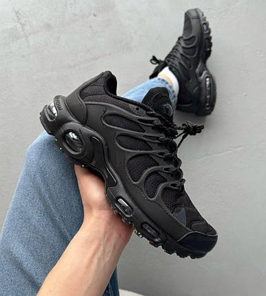 Чоловічі кросівки Nike Air Max Terrascape Plus Full Black Найк Аїр Тераскейп чорні шкіра сітка демісезон, фото 1